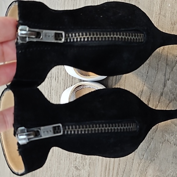 Top Shop Made In Spain Black and White Heels - Picture 5 of 8